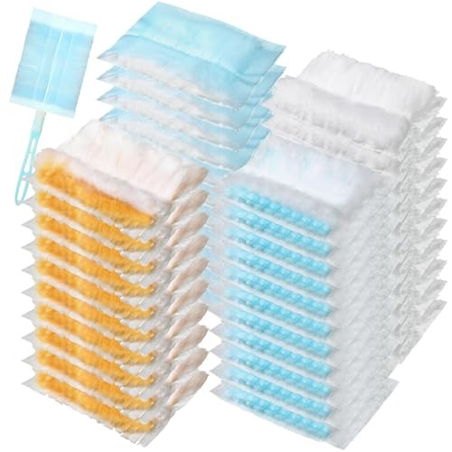 300 Pcs Disposable Dusters Refills Bulk Heavy Duty80° Multi 1 Light Colors