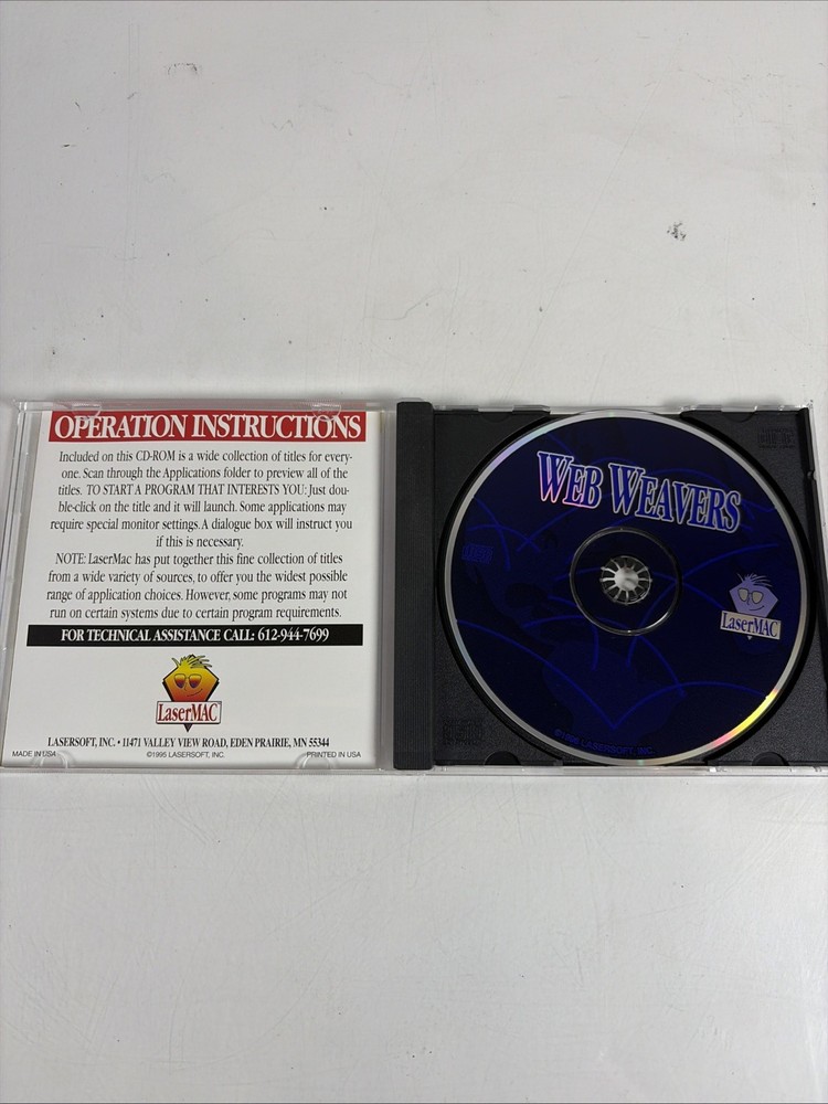 Macintosh Web Weavers 1996 Lasersoft Inc LaserMac CD ROM