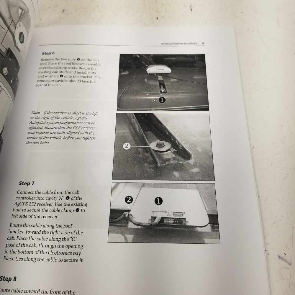 Trimble Autopilot Automated Steering System CASE IH Installation Instructions