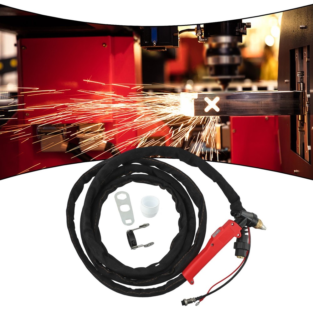 UK ✅P80 Cutter Plasma Cutting Cutter Torch Completed Set Pilot Arc 4m Shield Cup