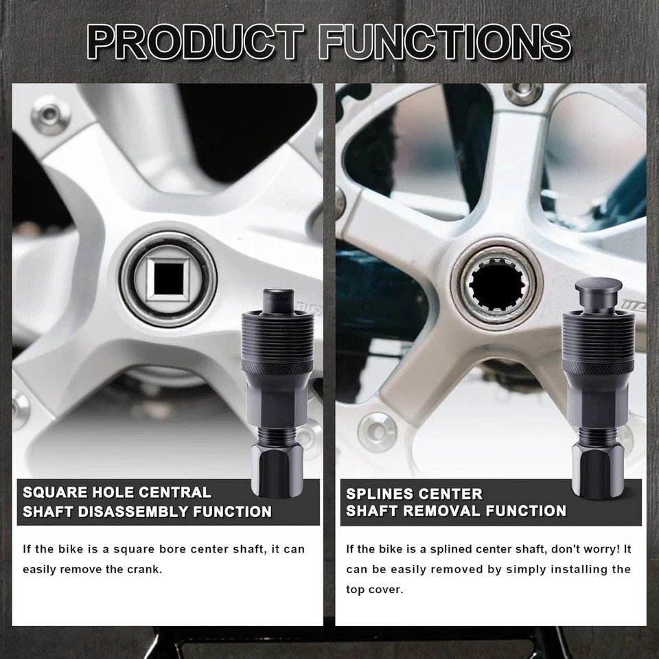 Crank Puller, Quality Bicycle Crank Removal Tool, Crank Arm Removal Tool for Rem