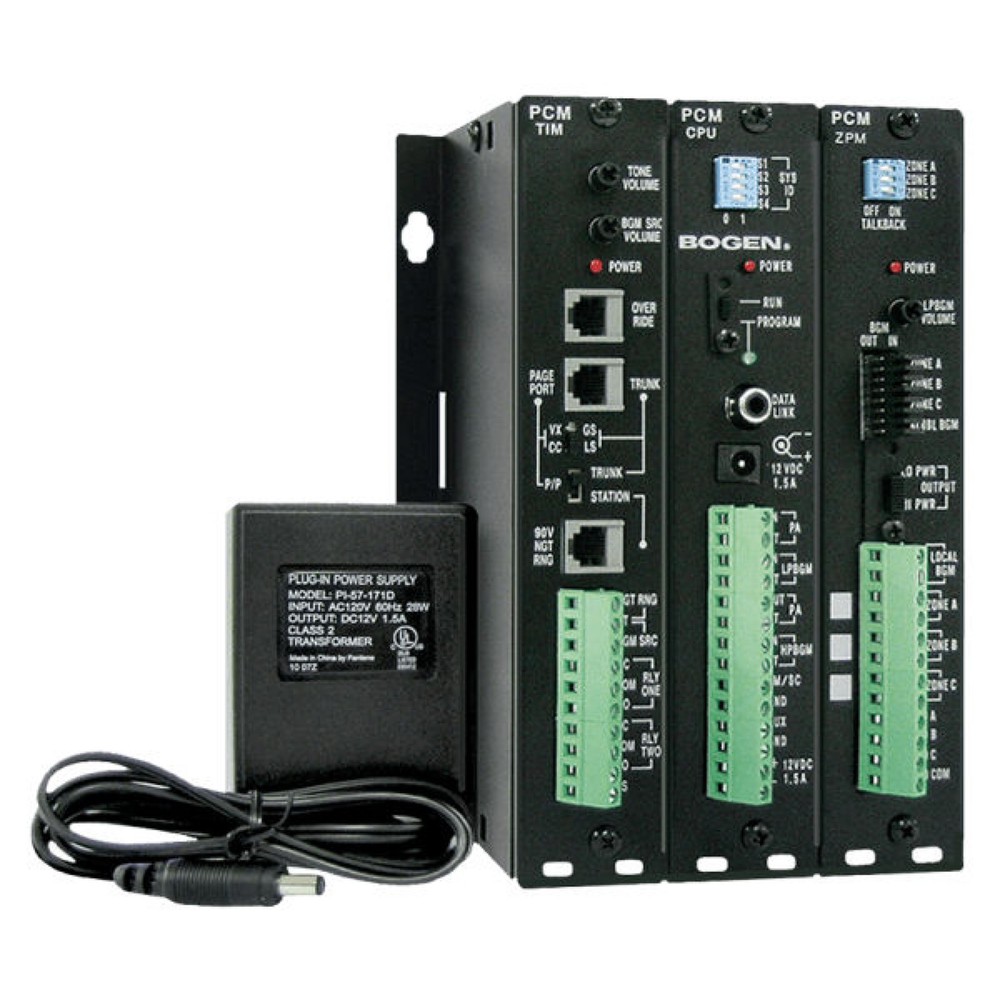 Bogen - PCMSYS3 - Bogen PCMSYS3 Paging system (Pre-assembled)