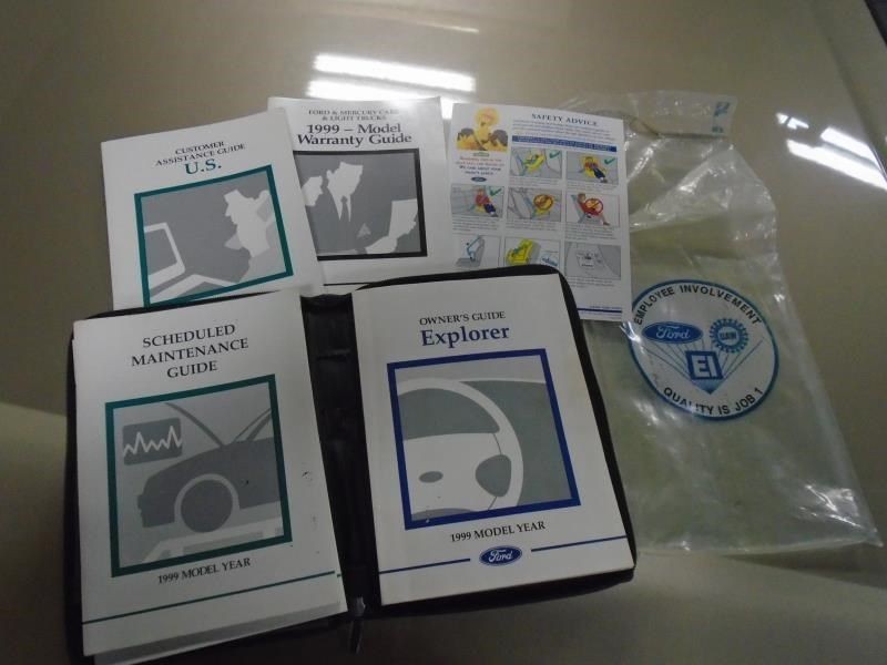 EXPLORER 1999 Owners Manual 1014804