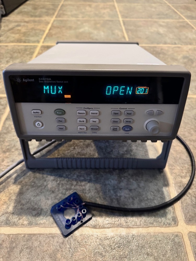 EUC Agilent Technologies 34970A Data Acquisition Logger Switch Unit + 34902A