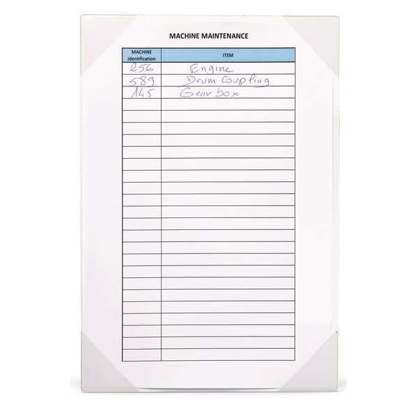 Sign Holder, Easy Write, Adhesive, Pk5, P15430