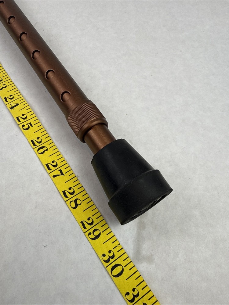 Asterom Bird Handle Walking Cane Adjustable Bronze Ergonomic Wooden Handle GUC