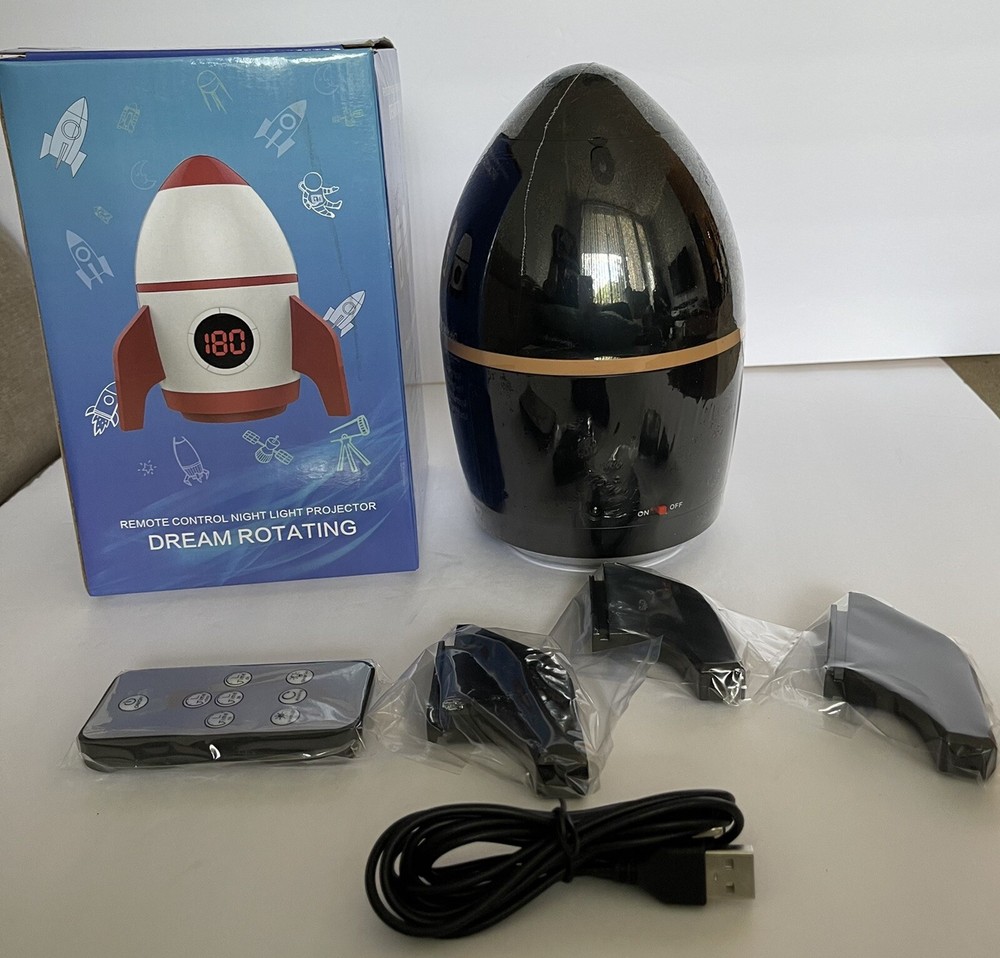 Light Night Light Projector - Dream Rotating - Remote Control- Usb