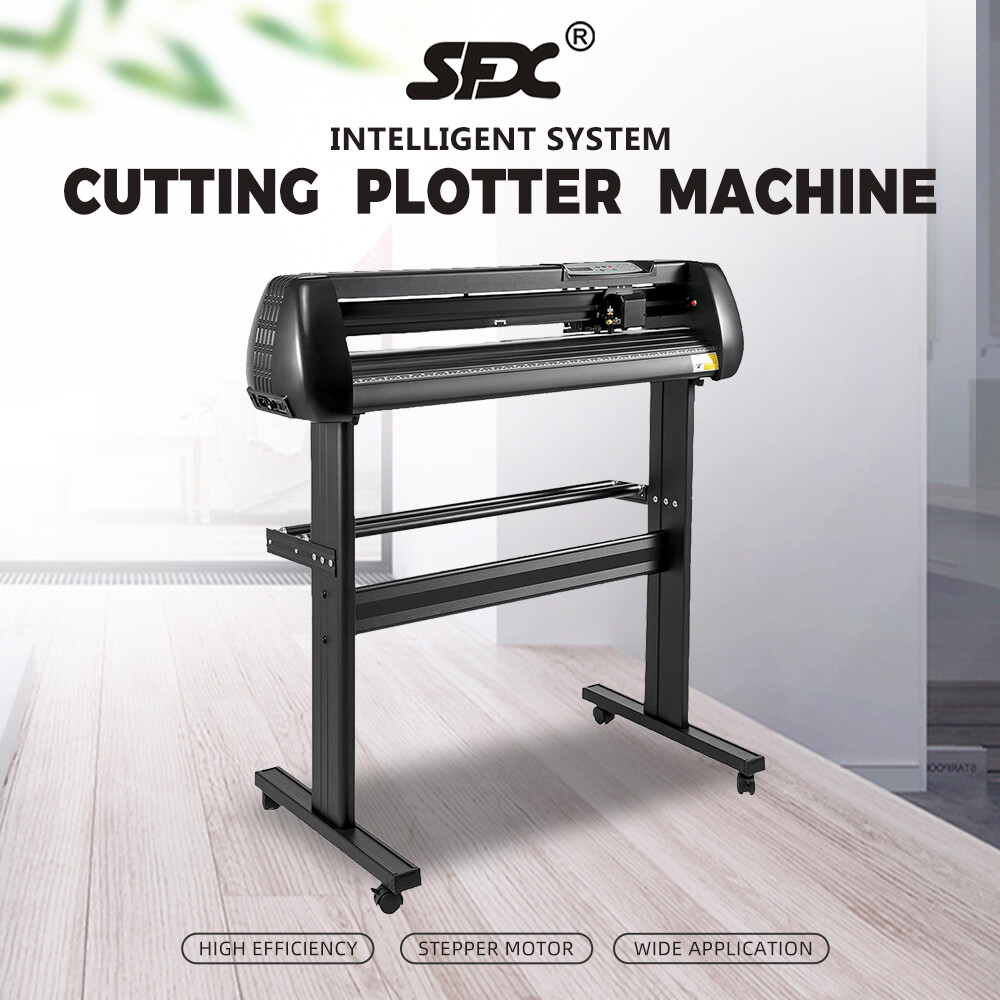 High Speed 34'' Cutting Plotter Machine with Adjustable Cutting Force and Speed