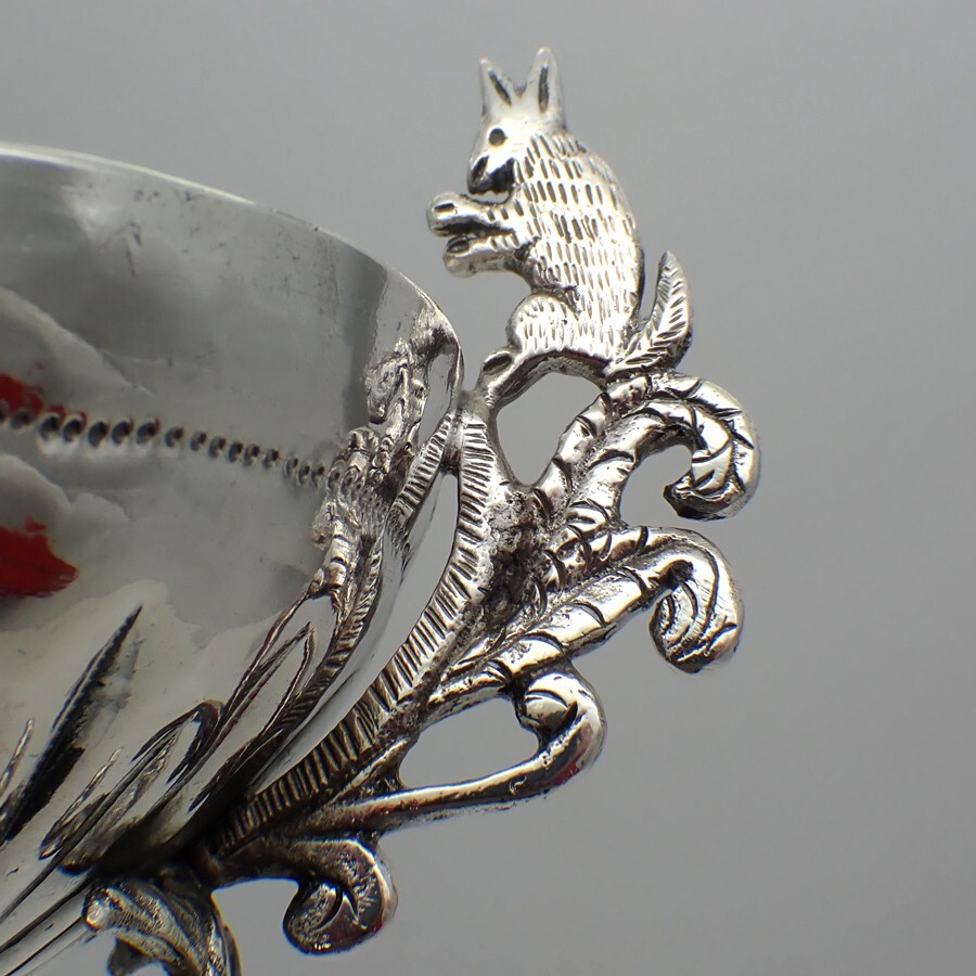Sun Design Silver Bowl Squirrel Handles
