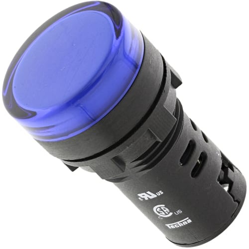 Rs Pro 7637911 Panel Mount Indicator Blue Led 22Mm Panel Mount Screw Termin