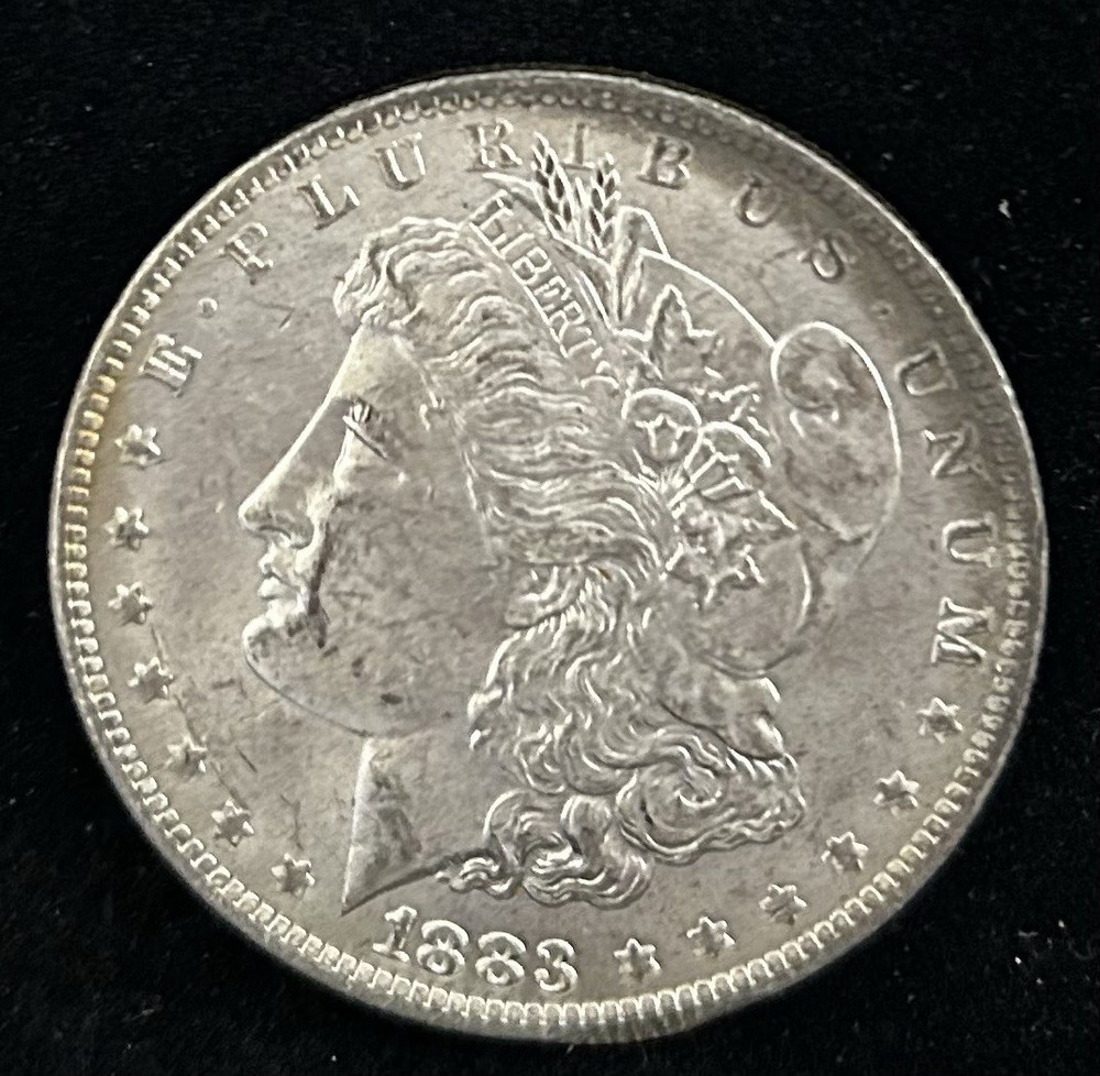 1883-O MORGAN SILVER DOLLAR, BU, GORGEOUS Example