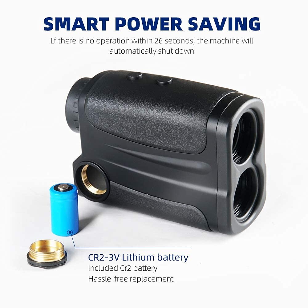800 yrads golf rangefinder with slope compensation mode