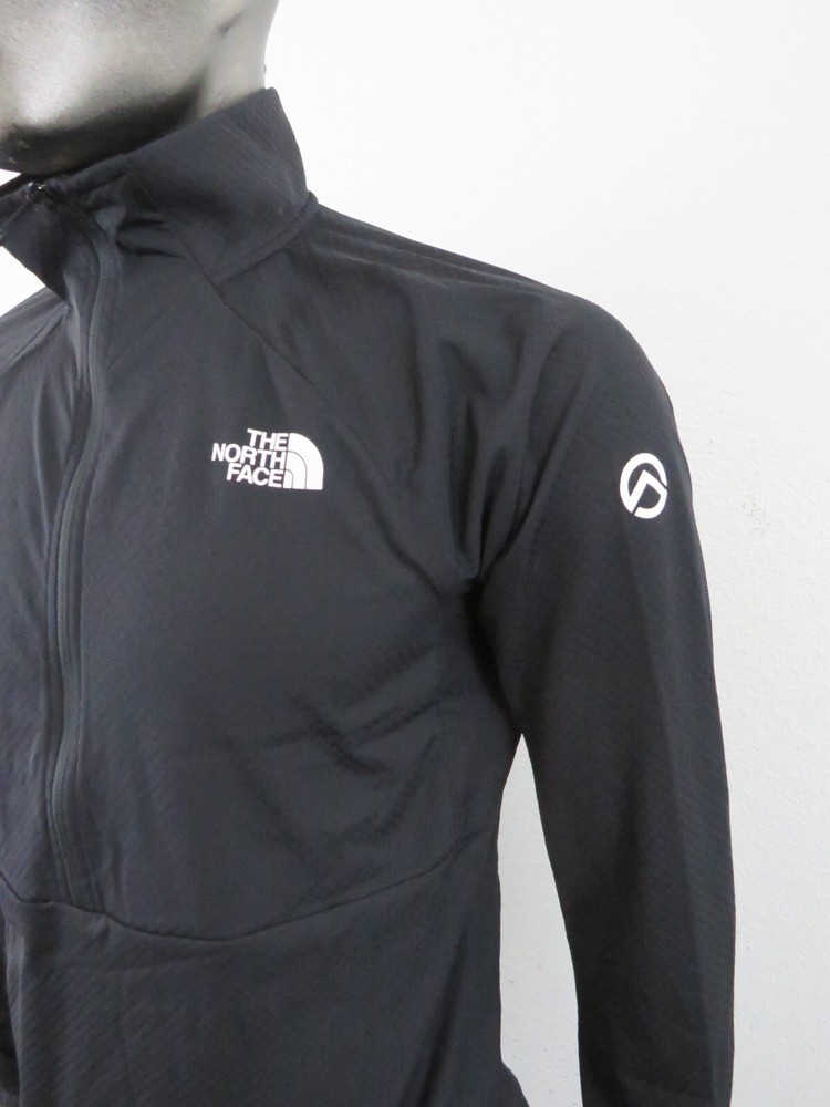 Mens North Face Summit 1/2 Zip Futurefleece Fleece Sweater Pullover Jacket Black