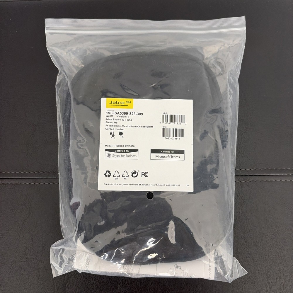 Jabra Evolve 30 II USB-C MS Stereo Headset - Black