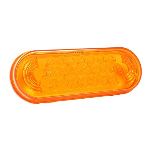 Grote Oval LED Strobe Lights Yellow 77363
