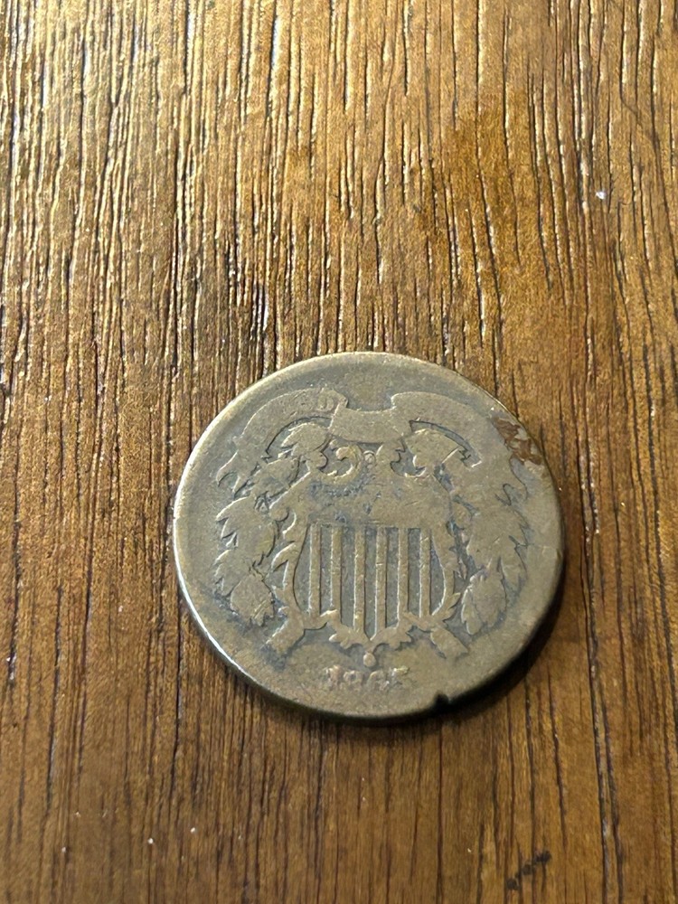 1865 Two Cent Piece G