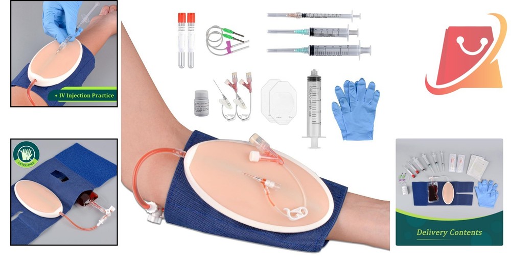 IV Insertion Practice Kit for Nursing Students Safer Venipuncture Training
