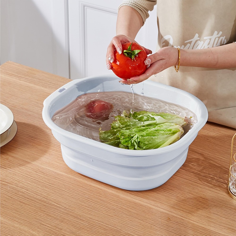 Daimix Collapsible Wash Basin Set of 2, Foldable Small/Medium