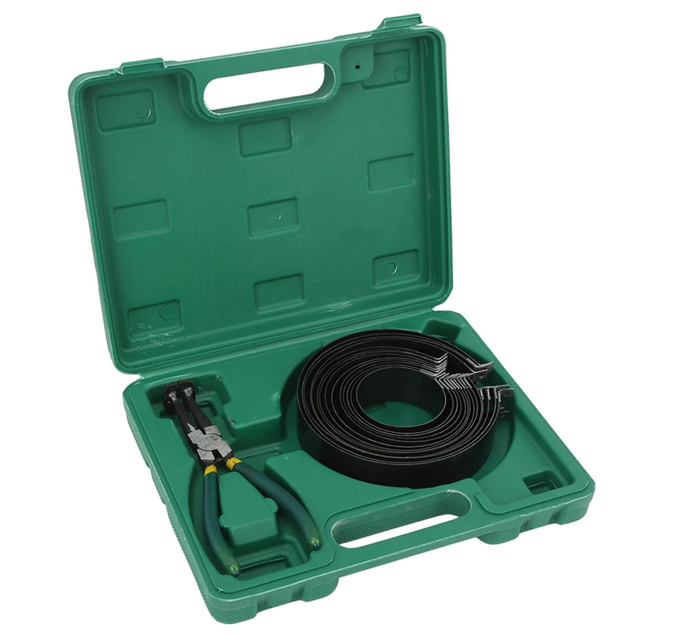 Auto Engine Piston Ring Compressor Installer 1 Pliers 14 Band Tool Kit Universal