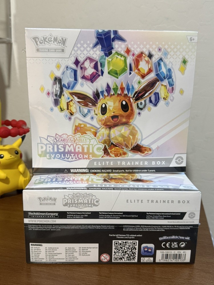 Pokemon Prismatic Evolutions Elite Trainer Box ETB - New & Sealed