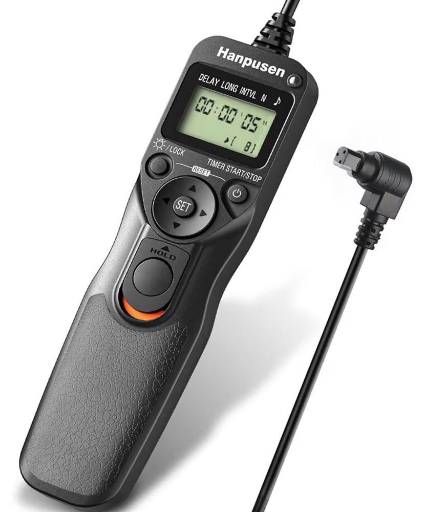 Hanpusen TR-90 Remote Switch With Digital Timer For Camera Shutter Use