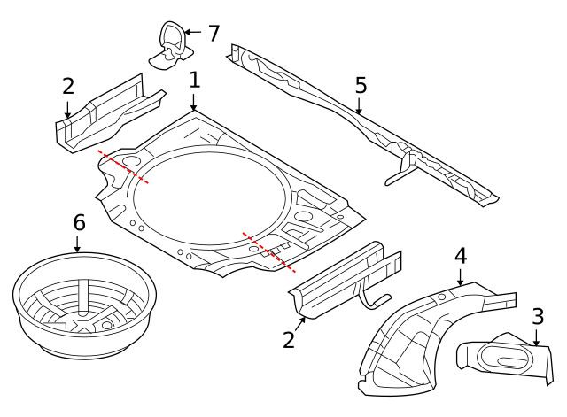 Genuine GM Rail Assembly 94710594
