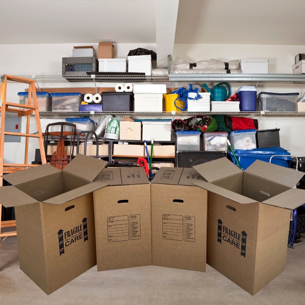 UBMOVE Kitchen Moving Boxes (4 Pack) Double Wall 18x18x28" Heavy Duty Boxes
