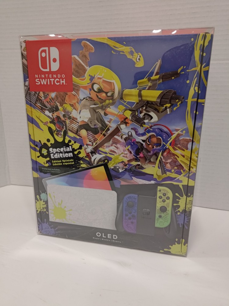 OLED Switch Console Box Protector and Display Case, Fits All OLED Switch Version