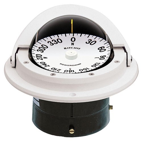 Ritchie Compass, Flush Mount, 3" Dial, White F-82W