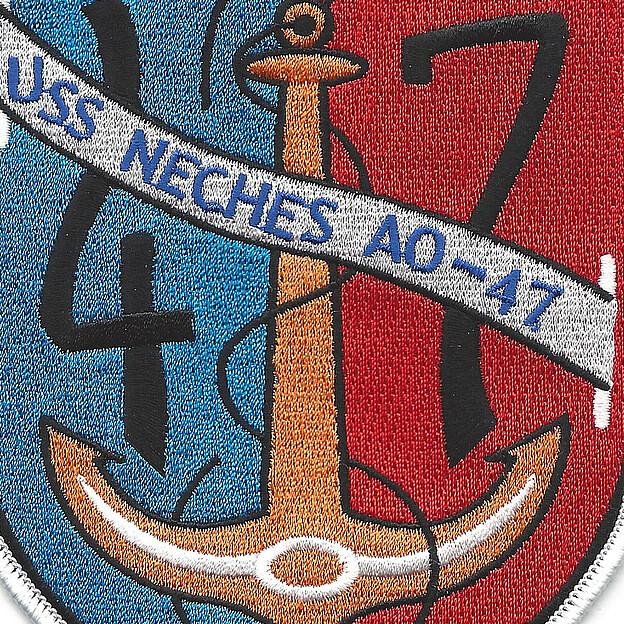 USS Neches AO-47 Auxiliary Oiler Ship Patch