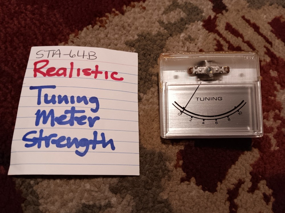 📈REALISTIC TUNING METER STRENGTH⚡️STA-64B STEREO RECEIVER