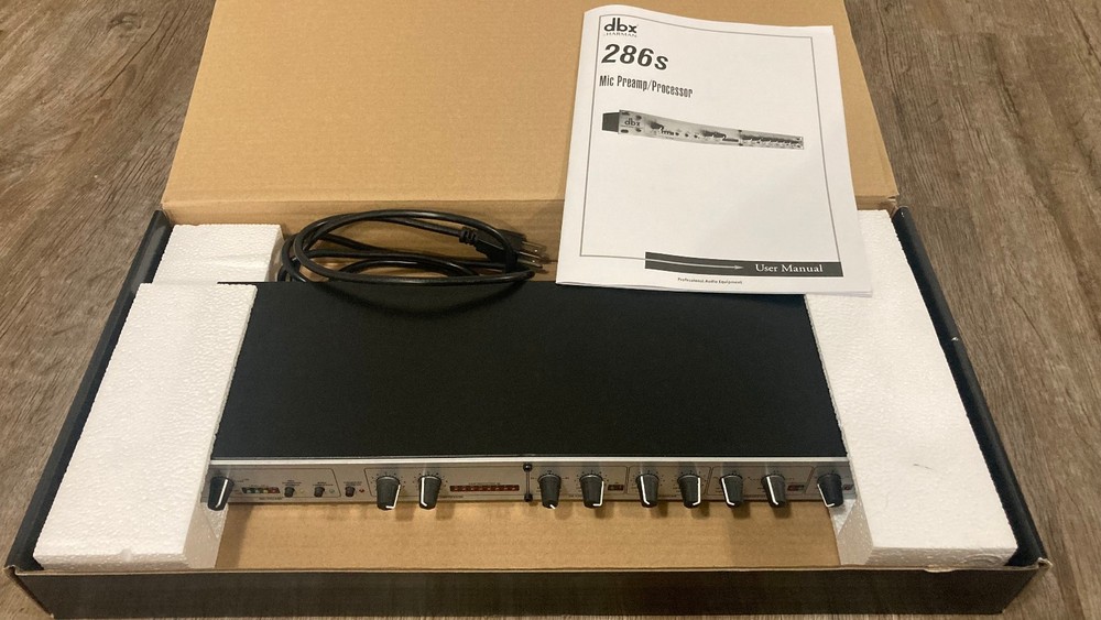 dbx, 286s Microphone Preamp Processor, used, with box, manual and power cable