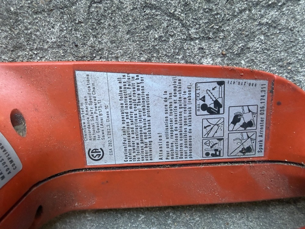 Dolmar PS-45 Chainsaw Bar And Chain Runs Great
