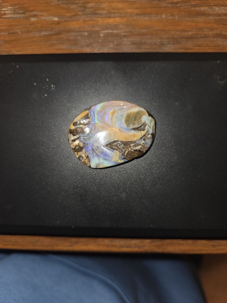 Carved Boulder Opal Stone