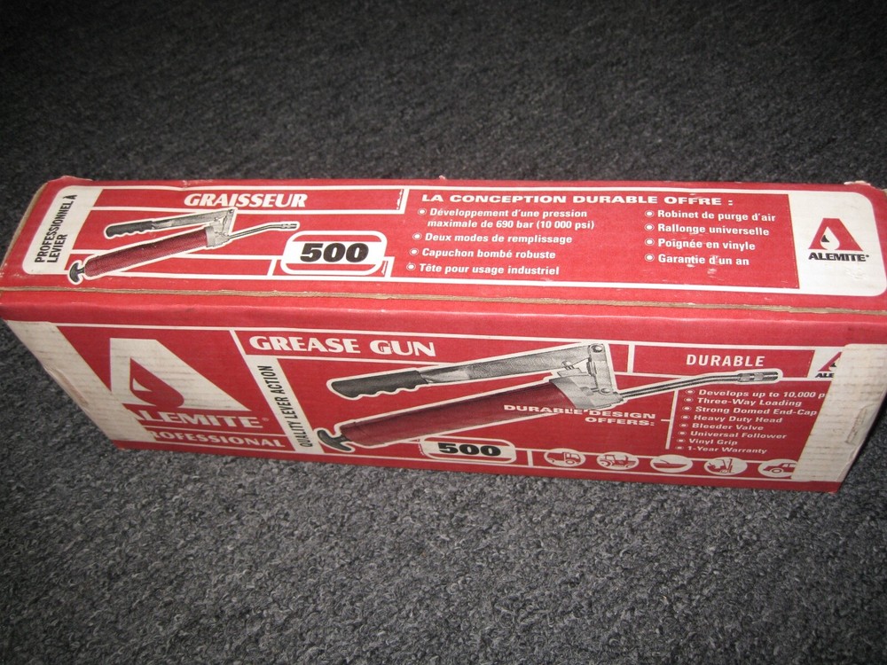 🇺🇸 👍 💥 nos alemite 500 grease gun + extras