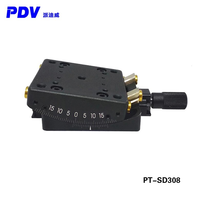 Manual Goniometer Stage ±15° Angle Adjustment Platform PT-SD308