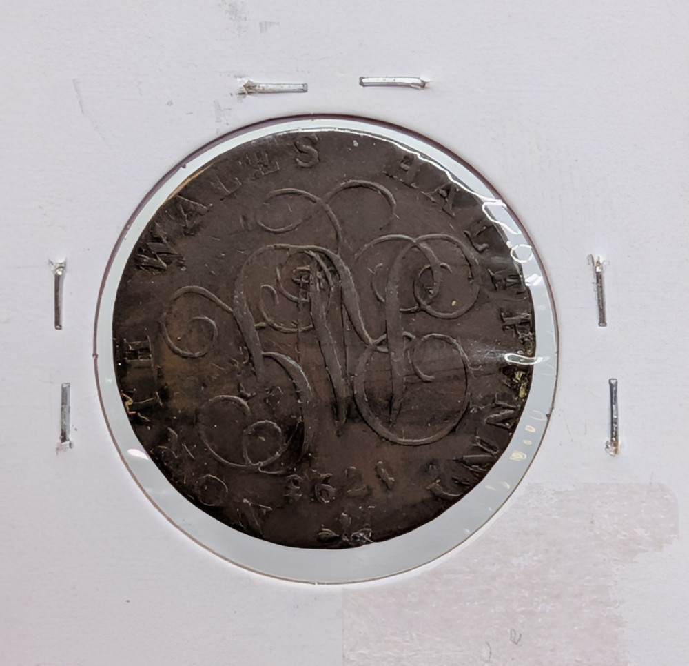 1793- Anglesey Mines Druid- Half Penny Conder Token