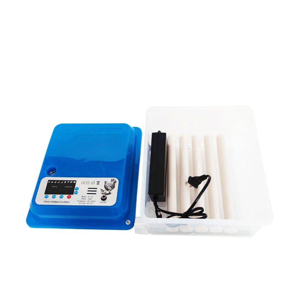 16 Eggs Automatic Egg Bird Incubator Poultry Hatcher Breeder Digital Display