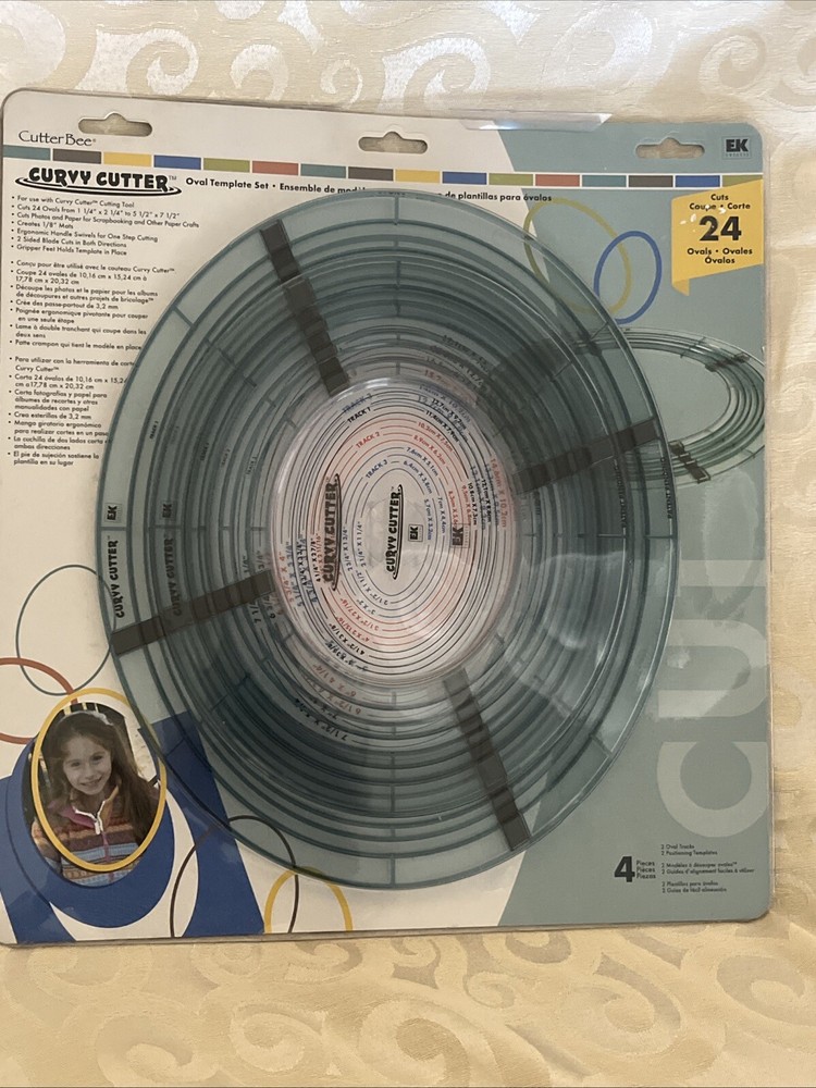 CUTTER BEE CURVY CUTTER OVAL TEMPLATE SET - New In Box - A