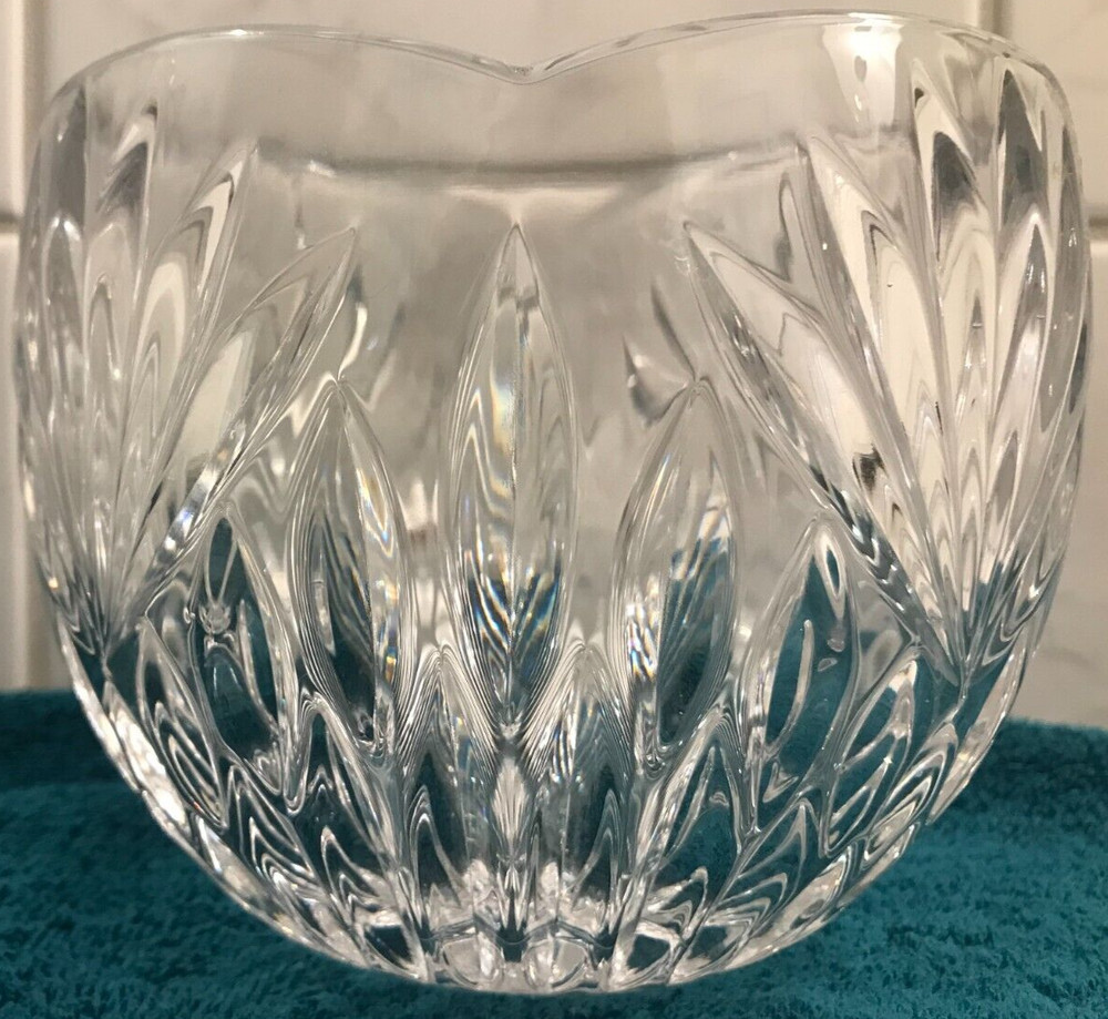 Lead Crystal Candy Dish Scalloped
