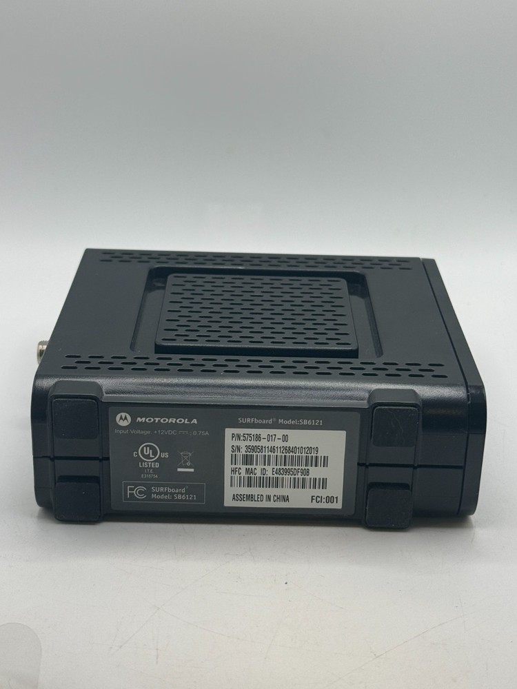 Motorola/ARRIS SURFBOARD MODEL SB6121 CABLE INTERNET Modem