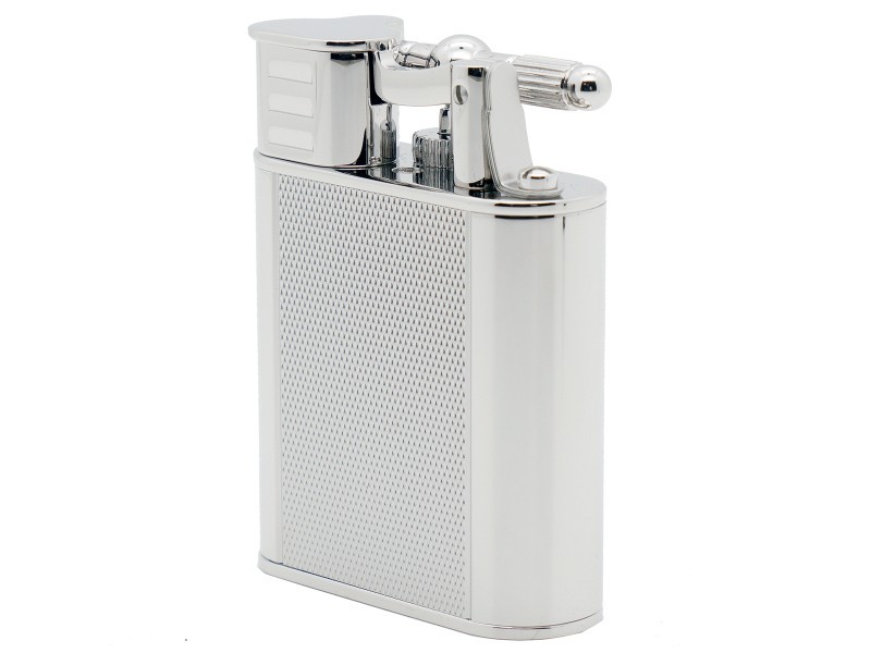 Dunhill Lighter Unique Turbo Barley Silver Plated