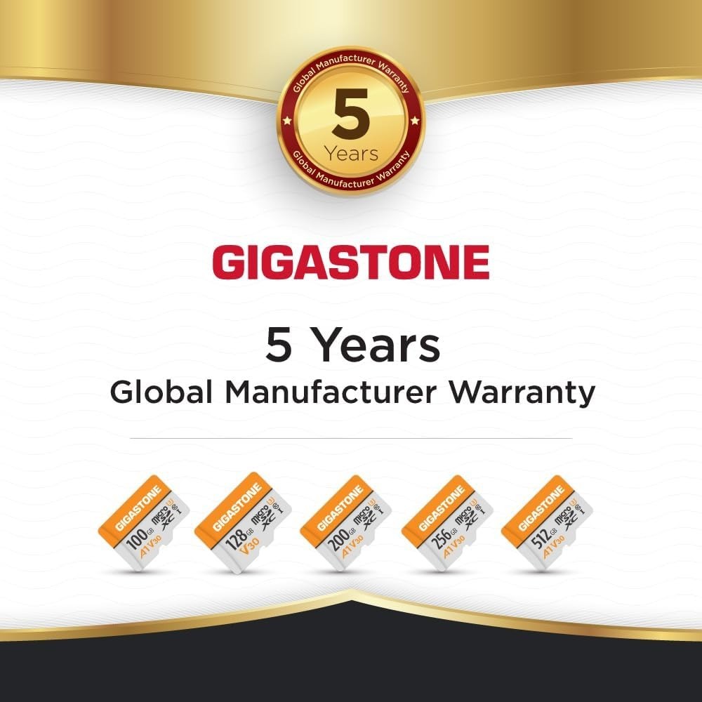 128GB MicroSDXC Memory Card, UHS-I Class 10, Security Camera