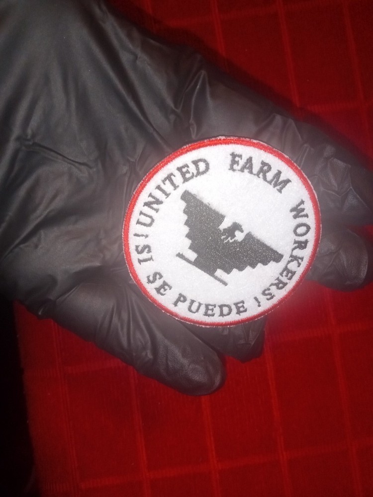 United Farm Workers "si se puede" iron on patch