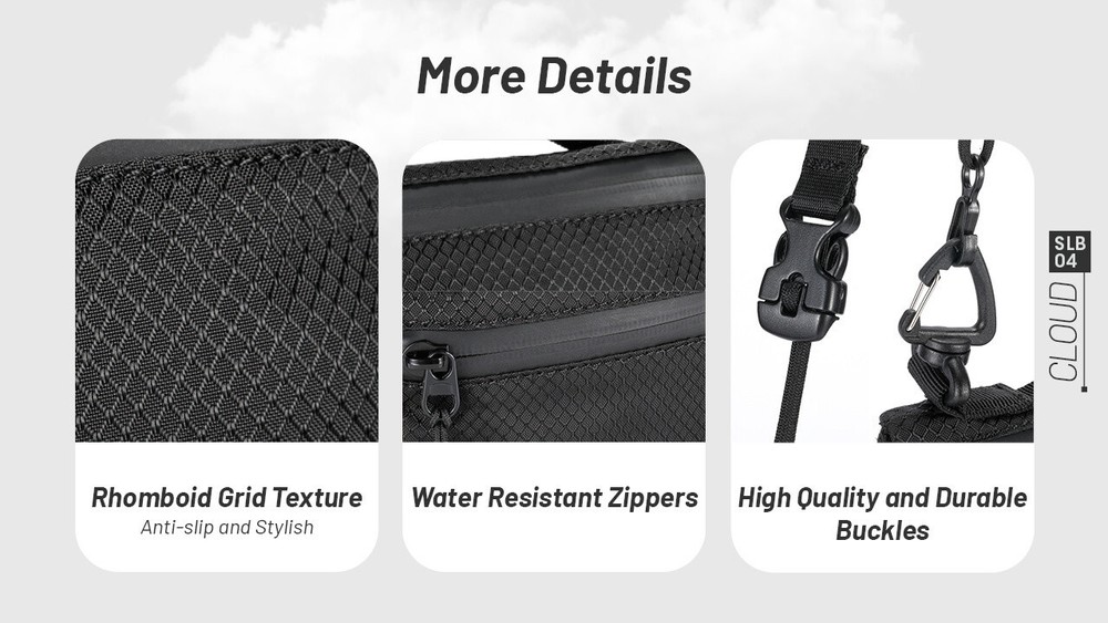 NiteCore Cloud SLB04 3-in-1 Sling Bag