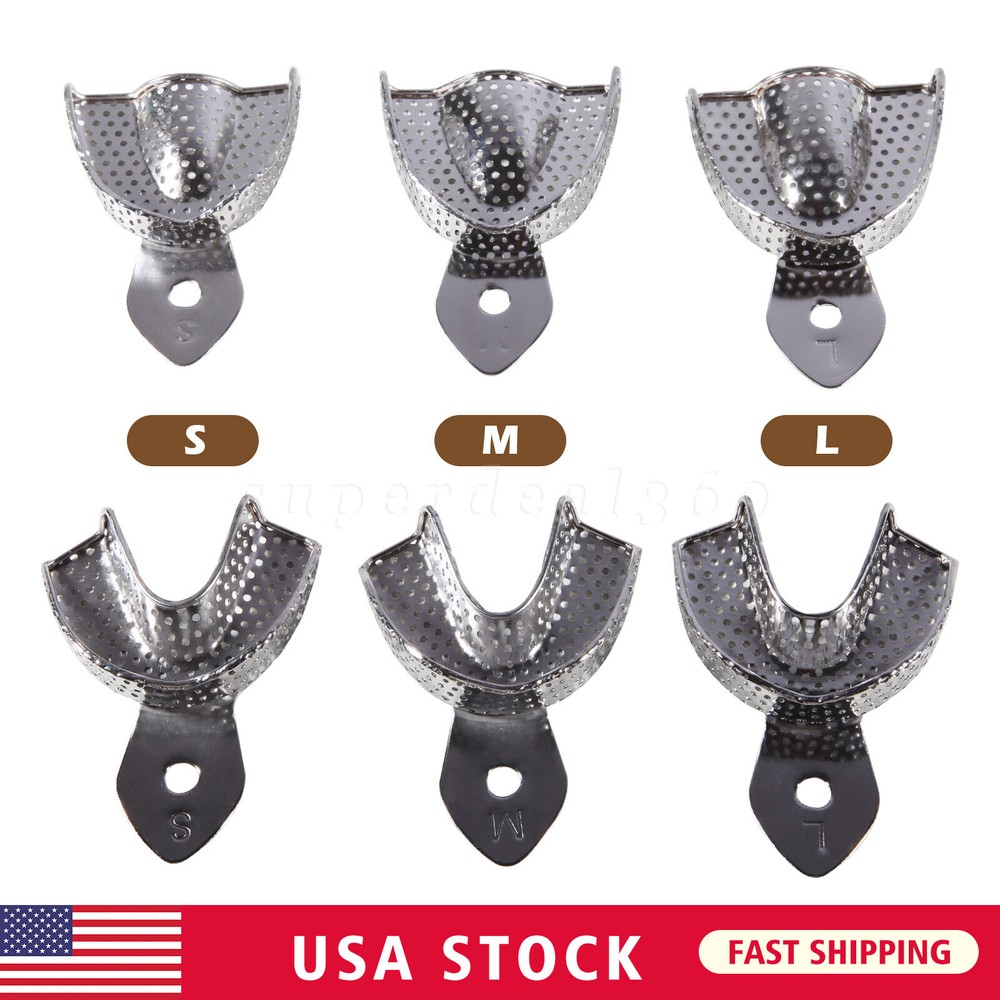 Dental Impression Tray 6 pcs OR