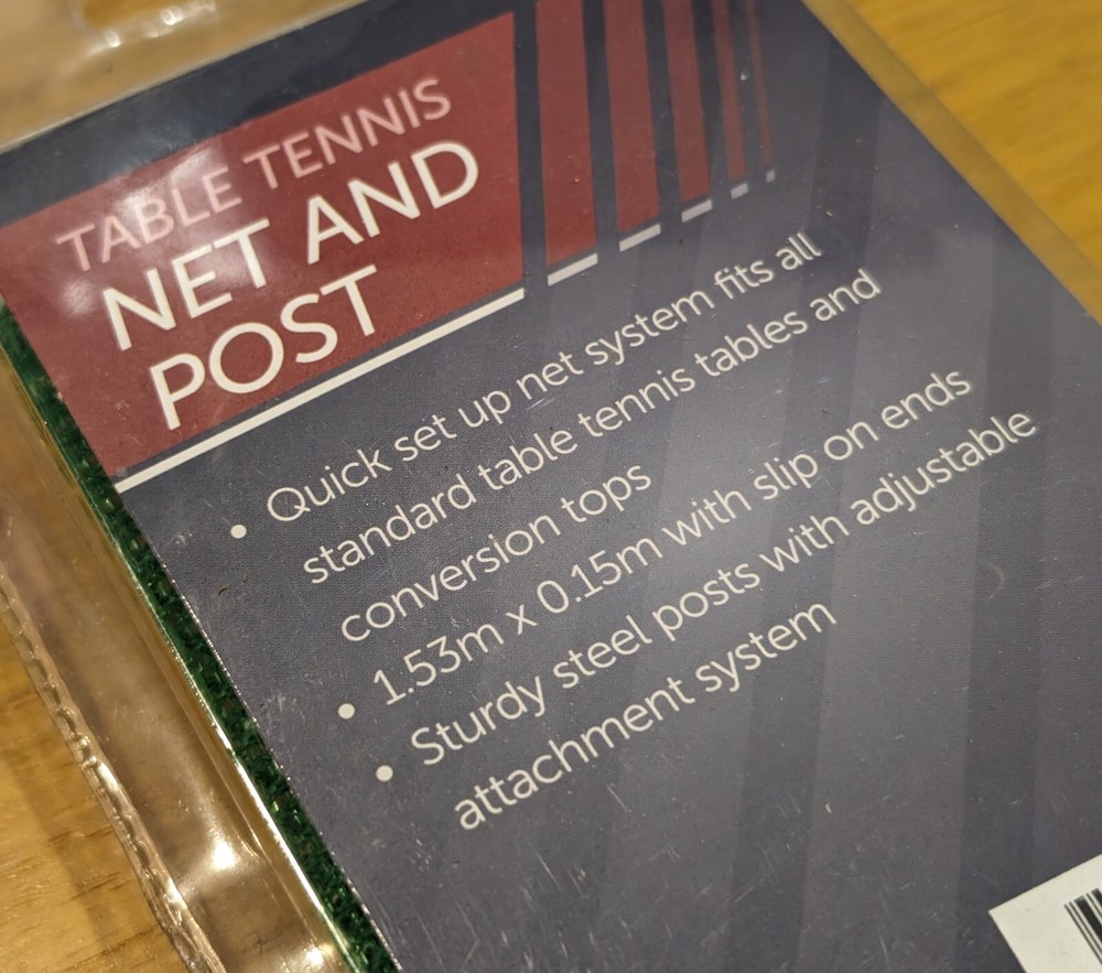 Target Table Tennis Net and Post Set Ping Pong