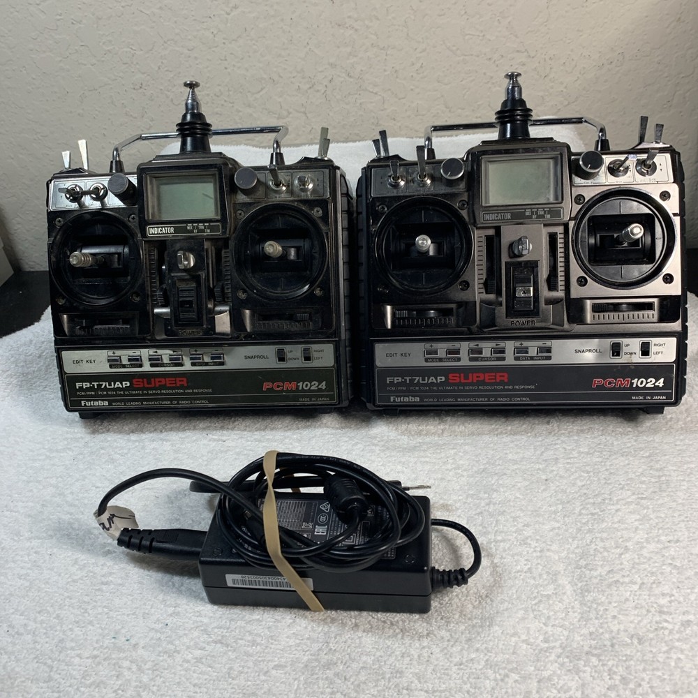 Futaba FP-T7UAF SUPER FM 7 Channel Mode-2 RC Transmitter system Both Work Lot 2