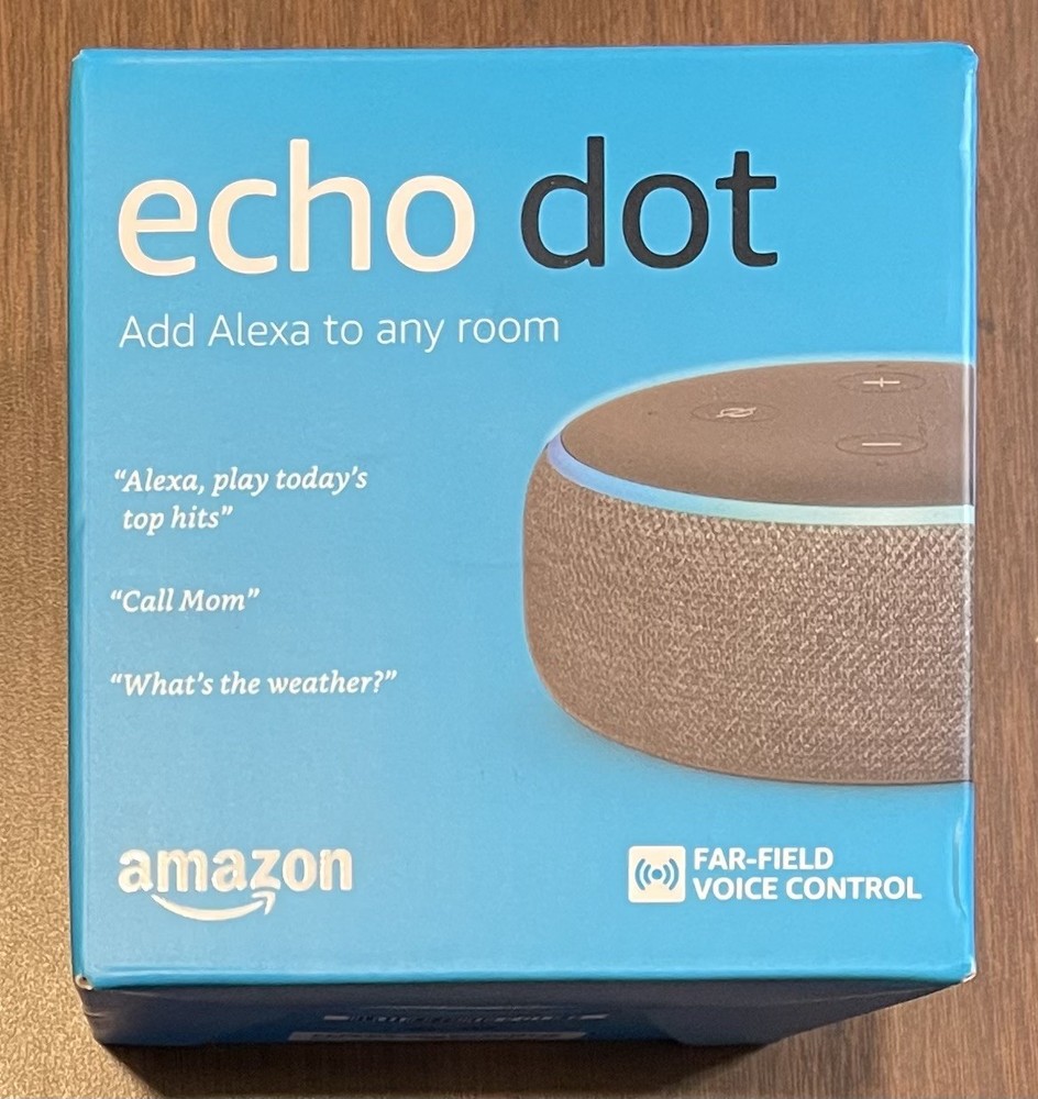 Amazon Echo Dot (3rd Generation) Smart Speaker with Alexa. Gray