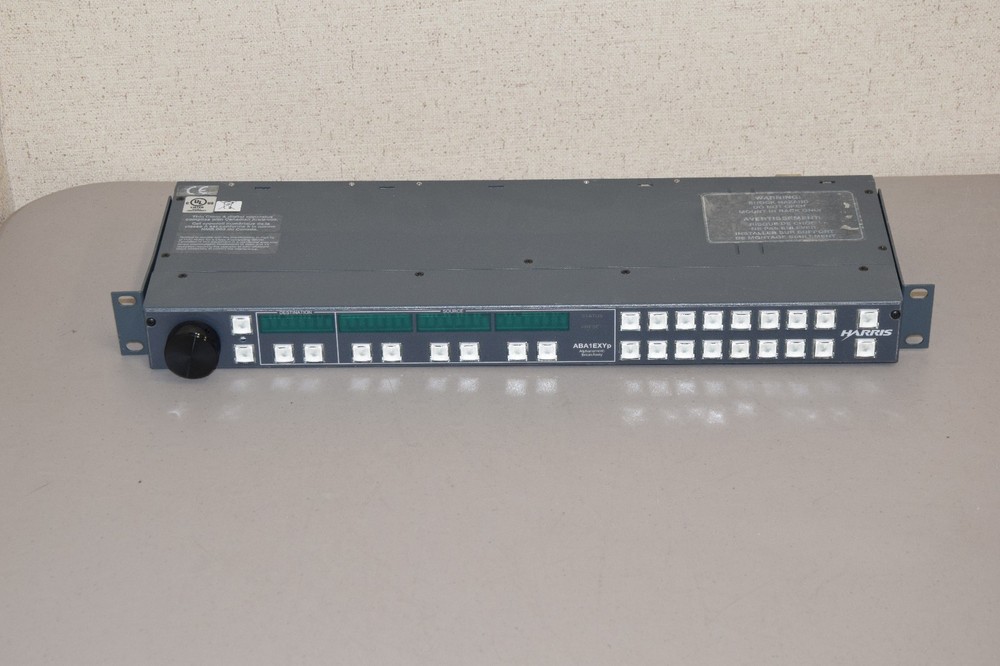 Harris Leitch RCP-ABA1E-XYP ABA1EXYp 1U Alphanumeric Break Away Remote Panel